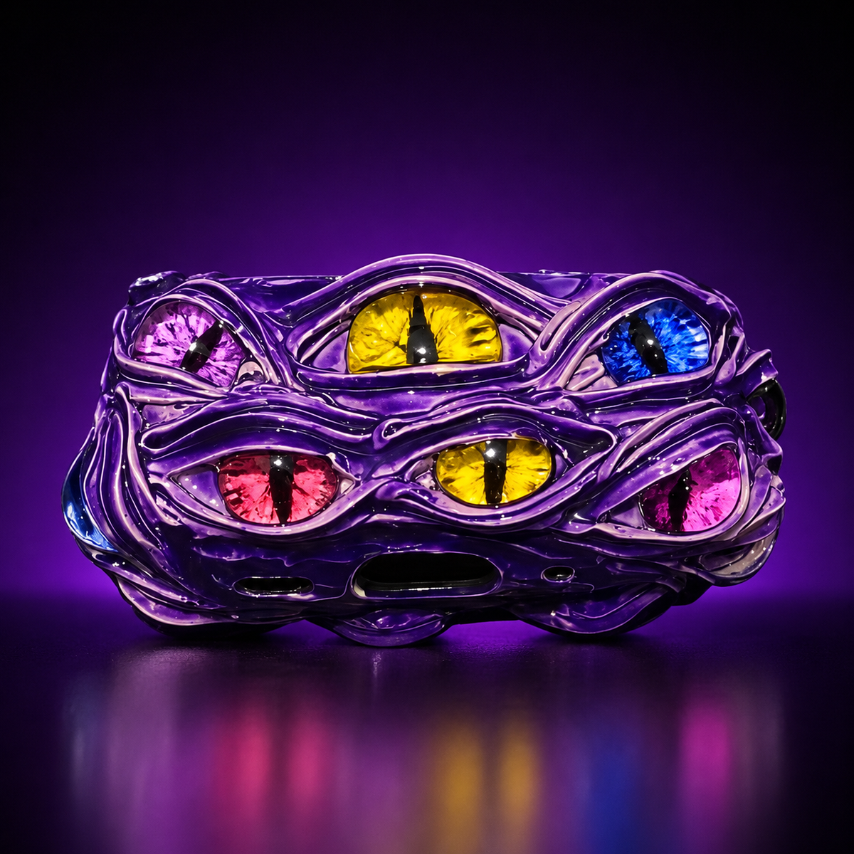 Cthulhu Eye Pods Case — Glow in the Dark 3D Handmade Airpods/Earbud Cover