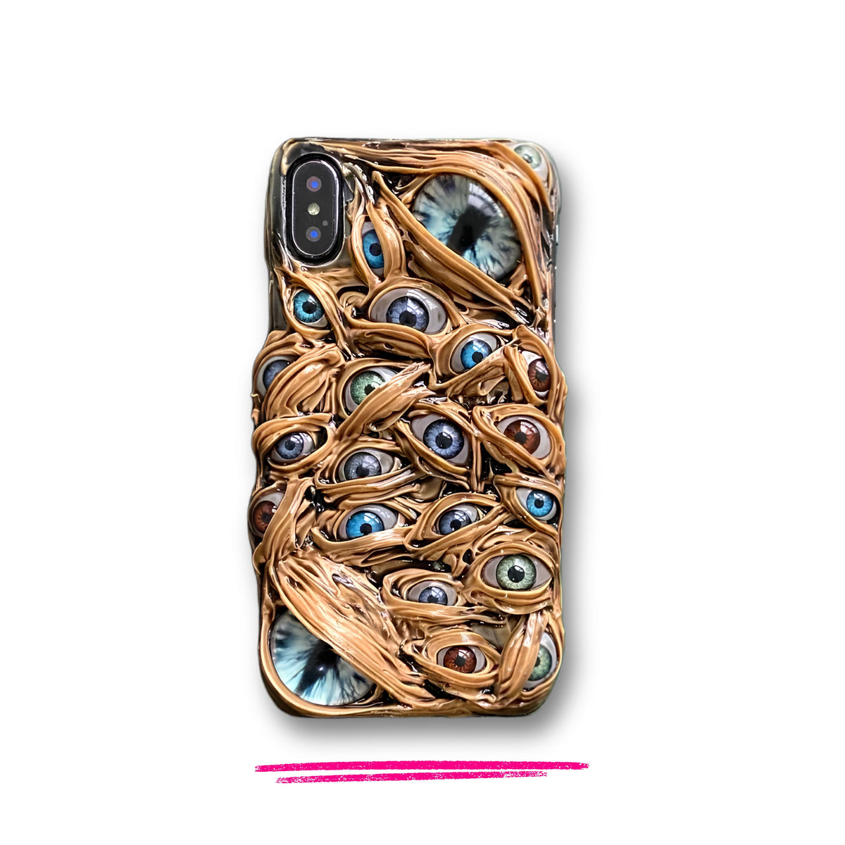 Pharaoh's mummy eyes 3D — Handmade Gothic Luminous iPhone Case