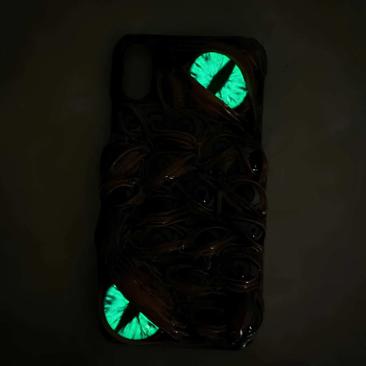 Pharaoh's mummy eyes 3D — Handmade Gothic Luminous iPhone Case