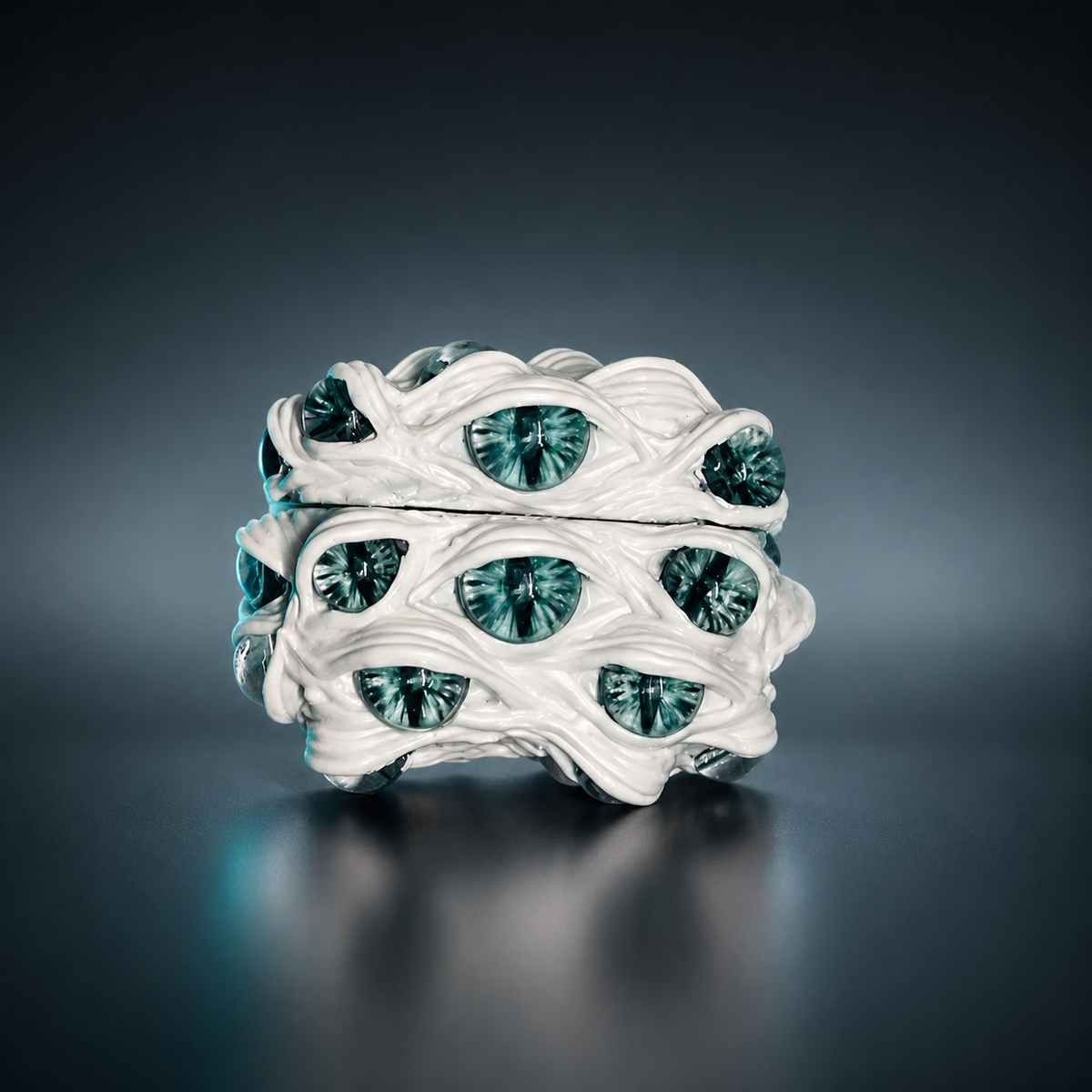 Cthulhu Eye Pods Case — Glow in the Dark 3D Handmade Airpods/Earbud Cover