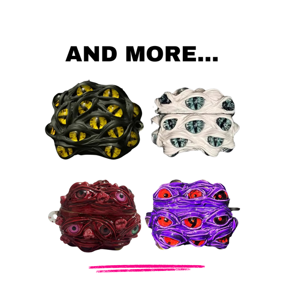 Cthulhu Eye Pods Case — Glow in the Dark 3D Handmade Airpods/Earbud Cover